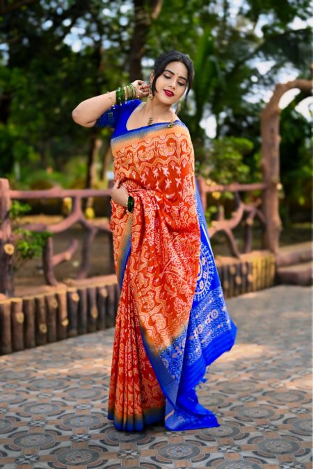 ITISKA SuryaNeel Heritage Saree